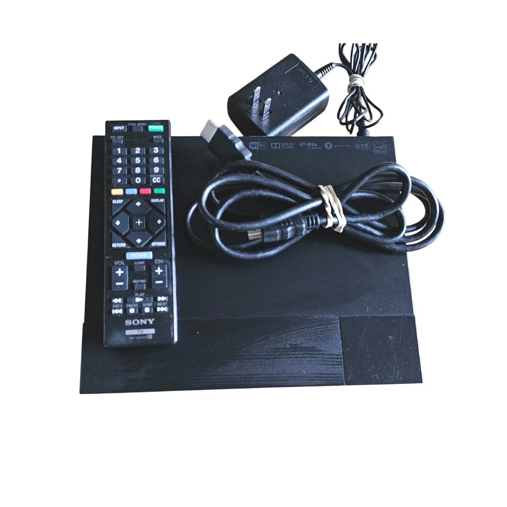 Sony BDP-S3500 Blu-ray DVD Player Built-in Wi-Fi Streaming W/Remote HDMI Black - Picture 3 of 10